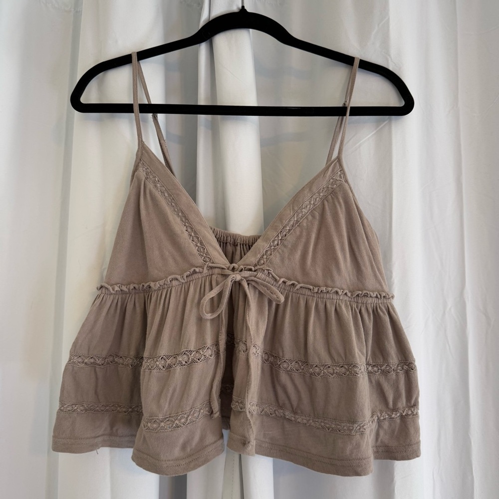 Urban Outfitters Nia Babydoll Camisole Tank Womens Large - Picture 2 of 12